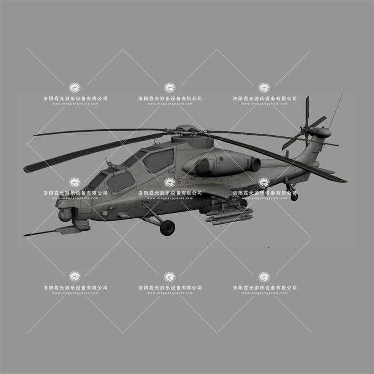 祁门武装直升机3D模型